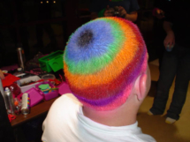 rainbow head